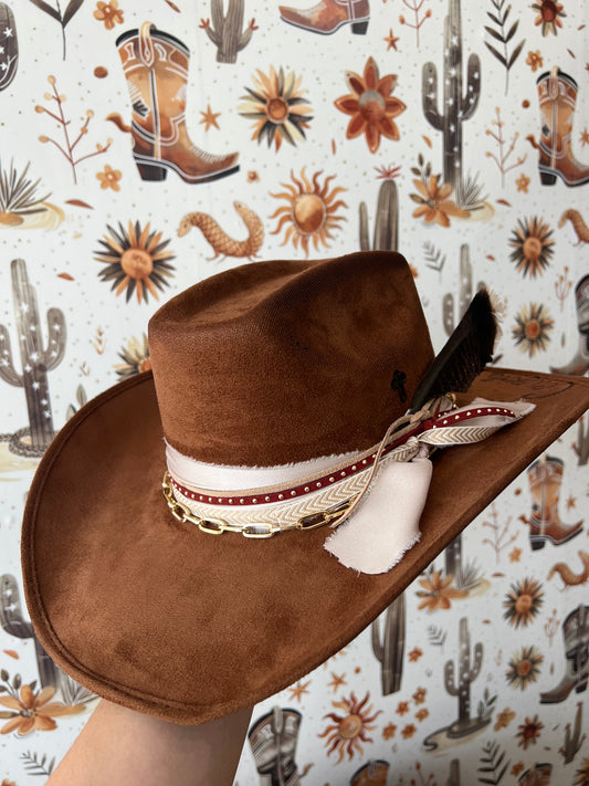 Cowgirls Dont Cry Suede Custom Hat