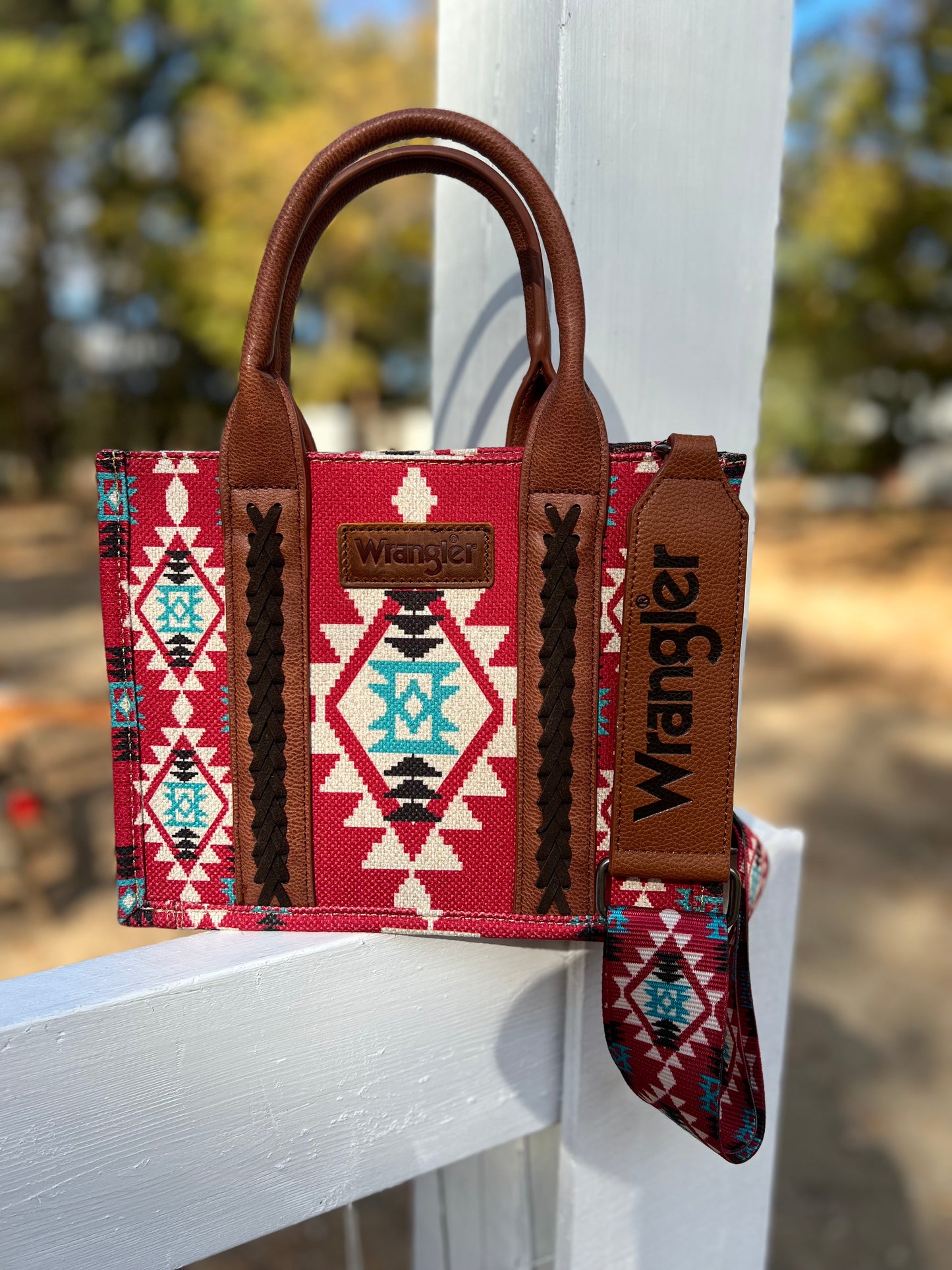 Wrangler Red Tote Bag