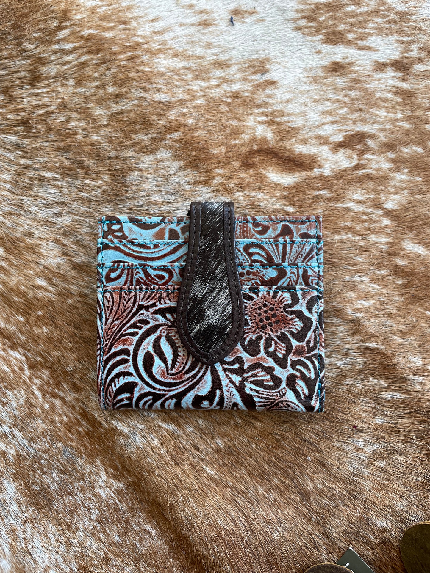 Blue Leather wallet